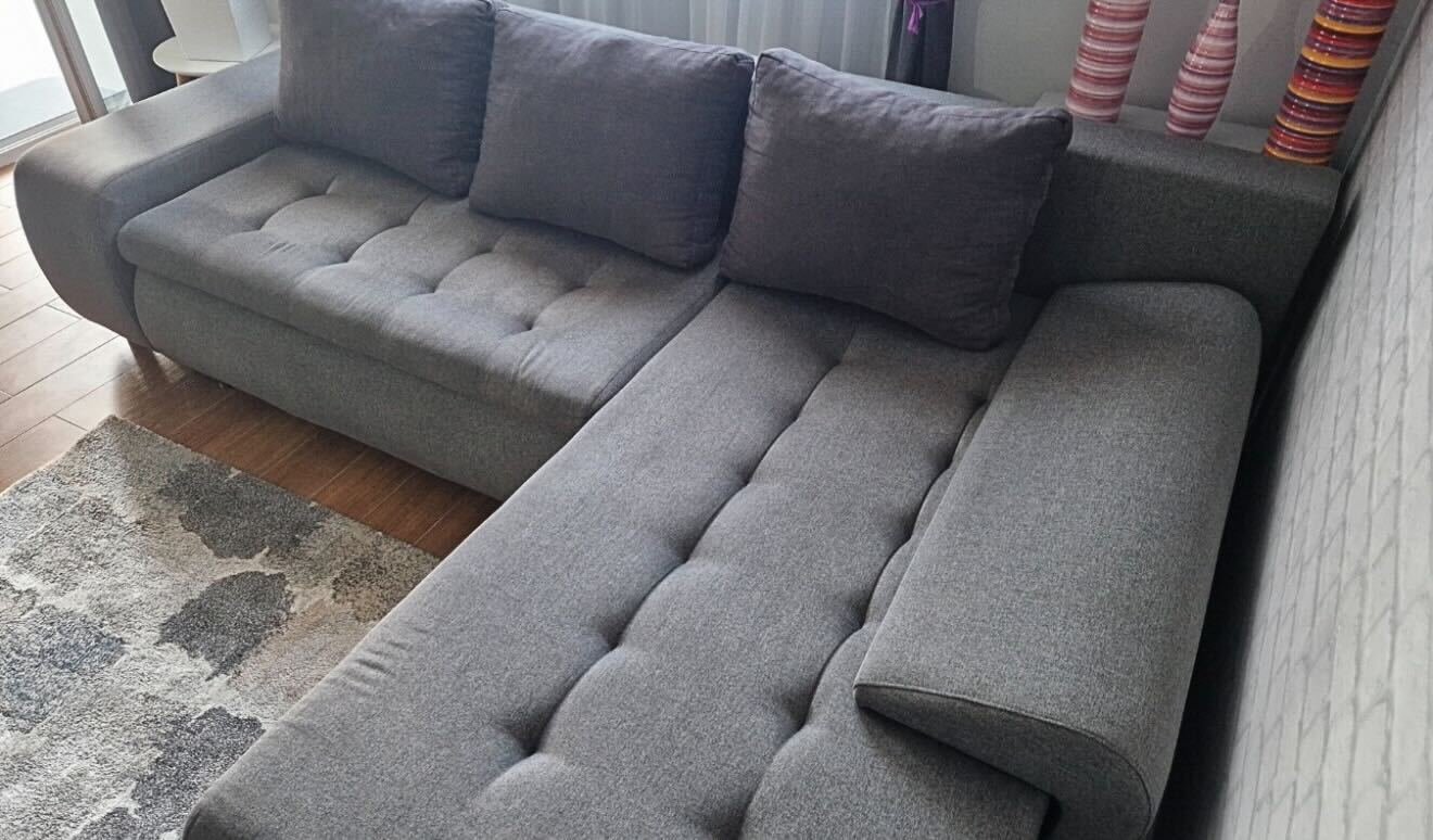 Rezultat dubinskog pranja nameštaja - pre i posle ClearWave